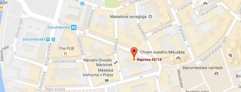 Kaprova 42/14, 110 00 Praha 1